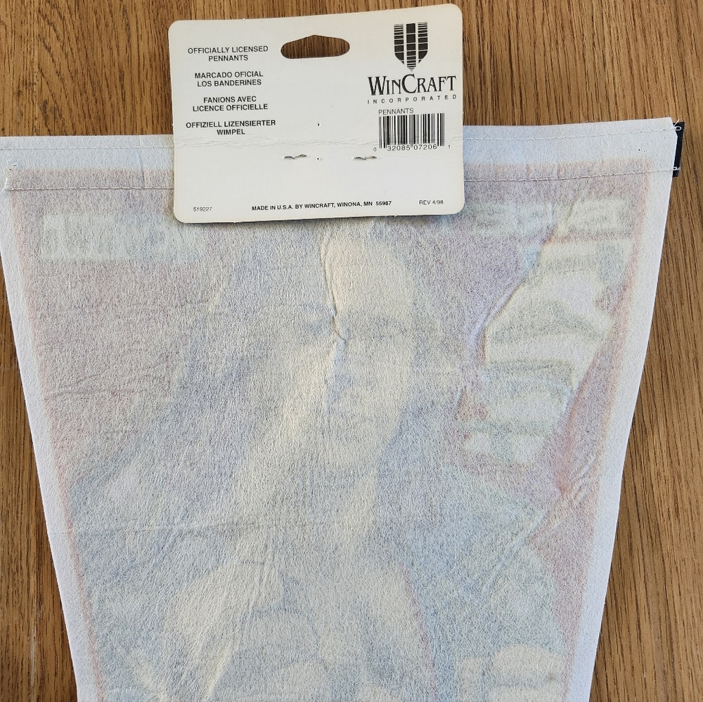 1996 Bret Hart Wrestling Pennant WCW NWO Windcraft - Picture 8 of 11